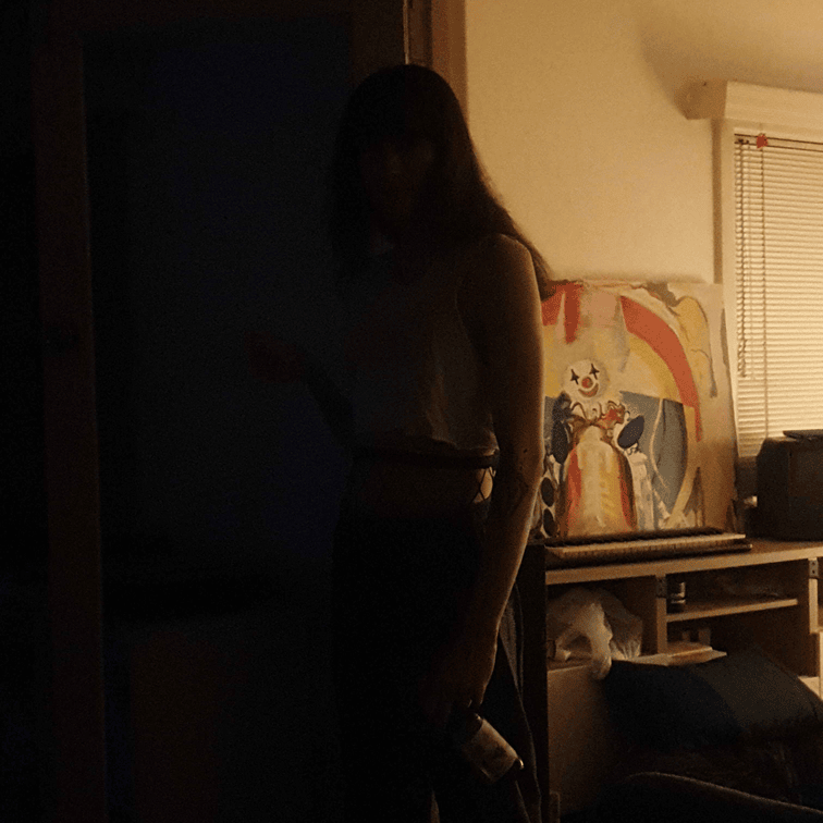 me in slutty pjs with a bottle of soju