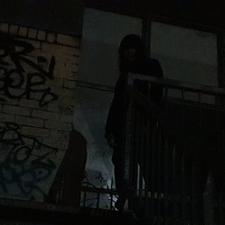 me at the top of the lesbian staircase graffiti spot