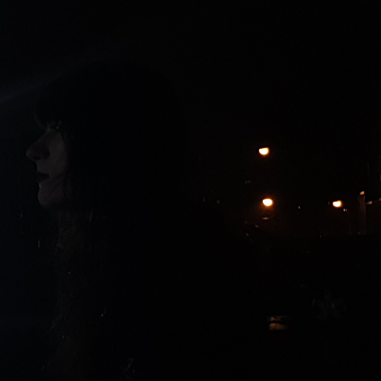 my profile shot at night