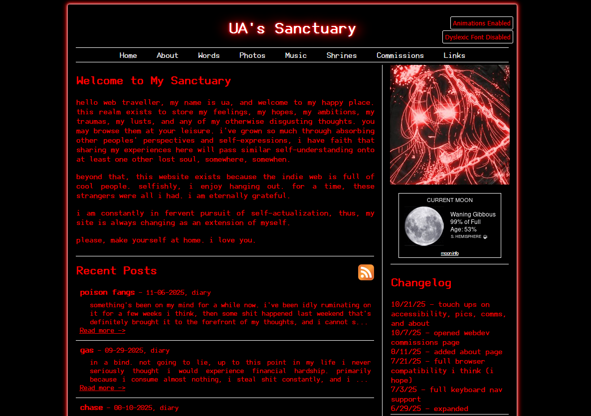 this site's homepage